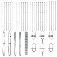 Стълб за ограда. Галванизирана 50 x 1,4 м Стомана