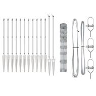 Стълб за ограда. Галванизирана 25 x 1 m Стомана