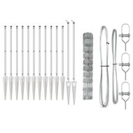 Стълб за ограда. Галванизирана 50 x 1 m Стомана