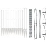 Стълб за ограда. Галванизирана 50 x 1,4 м Стомана