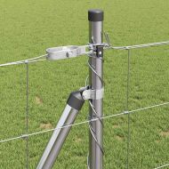 Стълб за ограда. Галванизирана 25 x 1 m Стомана