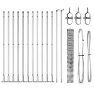 Стълб за ограда. Галванизирана 25 x 1,2 м Стомана
