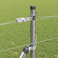 Стълб за ограда. Галванизирана 25 x 1,2 м Стомана