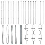 Стълб за ограда. Сребрист 50 x 1 м (ролка мрежа 12 x 12 мм)