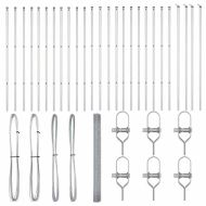 Стълб за ограда. Сребрист 50 x 1,5 м (16 x 16 mm мрежа) Стомана