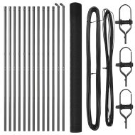 Стълб за ограда. Сив