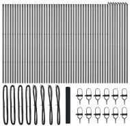 Стълб за ограда. Сив