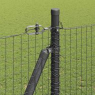 Стълб за ограда. Сив 10 x 1,6 м (25 x 25 мм мрежа)