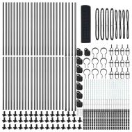Стълб за ограда. Сив 100 x 0,5 м (25 x 25 мм мрежа)