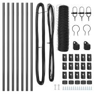 Стълб за ограда. Сив