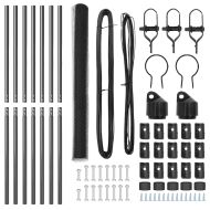 Стълб за ограда. Сив