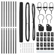 Стълб за ограда. Сив