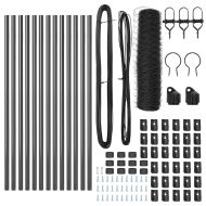 Стълб за ограда. Сив