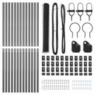 Стълб за ограда. Сив