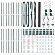 Стълб за ограда. Сив