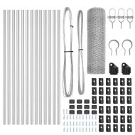 Стълб за ограда. Сребрист