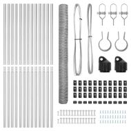 Стълб за ограда. Сребрист