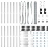 Стълб за ограда. Сребрист