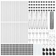 Стълб за ограда. Сребрист