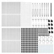 Стълб за ограда. Сребрист