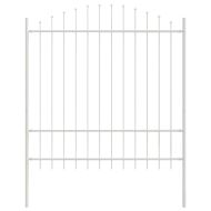 Градска ограда 2 pcs Бяло 170 x 215 см