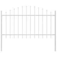 Градска ограда 8 pcs Бяло 170 x 140 см