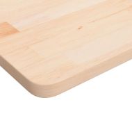 Квадратен плот за маса, 60x60x2,5 см, необработен дъб масив