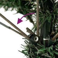 Изкуствена коледна елха със стойка, 150 см, PVC