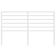 Метална резервна табла за легло, бяла, 135 см