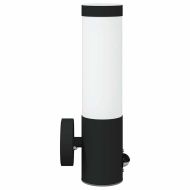 Външна стенна лампа Черно 12 x 8,5 x 29 см