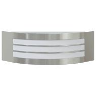 Външна стенна лампа 2 pcs Сребрист 32 x 10 x 10 см