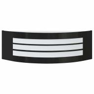 Външна стенна лампа 2 pcs Черно 32 x 10 x 10 см