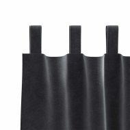 Затъмняващи завеси 2 pcs Тъмен сив 140 x 260 cm Кадифе