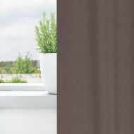 Завеси за затъмняване с пръстени 2 pcs Тъмен кафяв 225 x 140 см