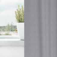 Завеси за затъмняване с пръстени 2 pcs Светлосиво 225 x 140 см