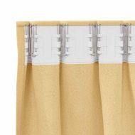 Завеси за затъмняване с пръстени 2 pcs Бежово 175 x 140 см