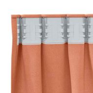 Завеси за затъмняване с пръстени 2 pcs Теракота 245 x 140 см