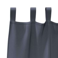 Завеси за затъмняване с пръстени 2 pcs Антрацит 260 x 140 см