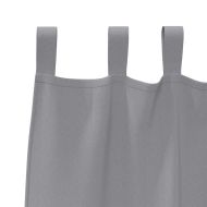 Завеси за затъмняване с пръстени 2 pcs Светлосиво 260 x 140 см