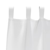 Завеси за затъмняване с пръстени 2 pcs Чисто бяло 175 x 140 см