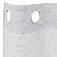 Перде от воал С завеси 2 pcs Светлосиво 140 x 140 cm Полиестер