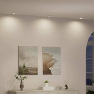 Прожектор 6 pcs Бяло 9 x 9 x 2.5 см Метал