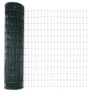 Европейска ограда Зелен 1,2 x 10 m Желязо с PVC покритие