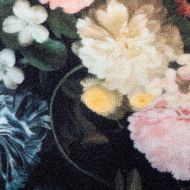 Килим за кухня Черно 180 x 60 cm Кадифе