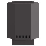 Бездимна камина Черно 38 x 38 x 51 см Стомана