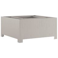 Огнище Кафяво 60 x 60 x 30 cm Патинираща стомана