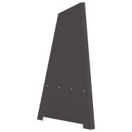 Огнище Черно 50 x 50 x 95 см Стомана