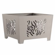 Огнище Кафяво 60 x 60 x 40 cm Стомана