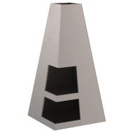 Огнище Кафяво 50 x 50 x 100 cm Стомана