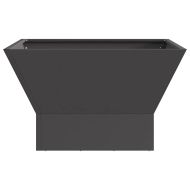 Огнище Черно 60 x 60 x 35 cm Стомана